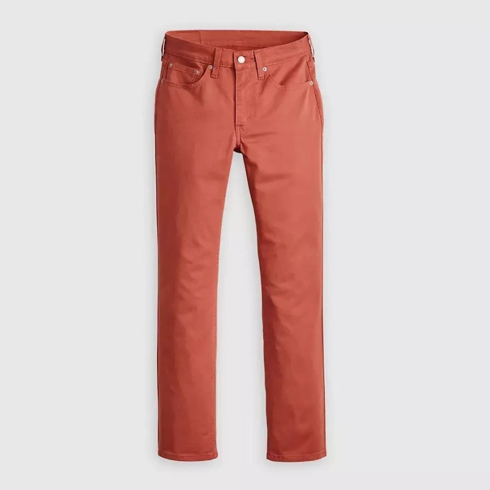 Levis 514 Straight Fit Jeans Stretch Jeans Color Red 32W 32L - Picture 4 of 11